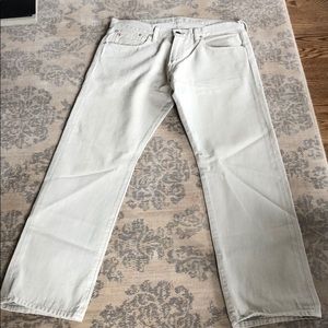 Color denim jeans